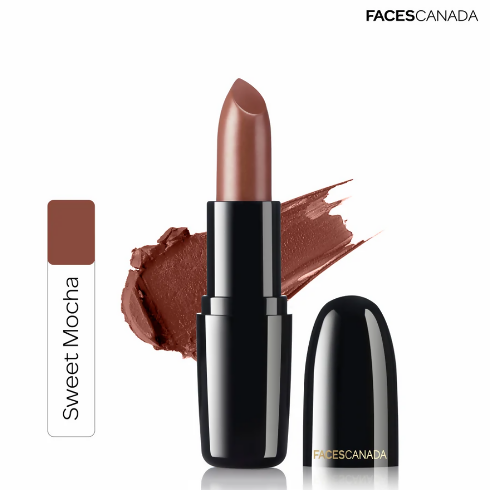 Faces Canada Creme Finish Lipstick - Sweet Mocha 22 - Distacart