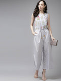 Ahalyaa Women's wear trendy Jumpsuit - Blue - Distacart