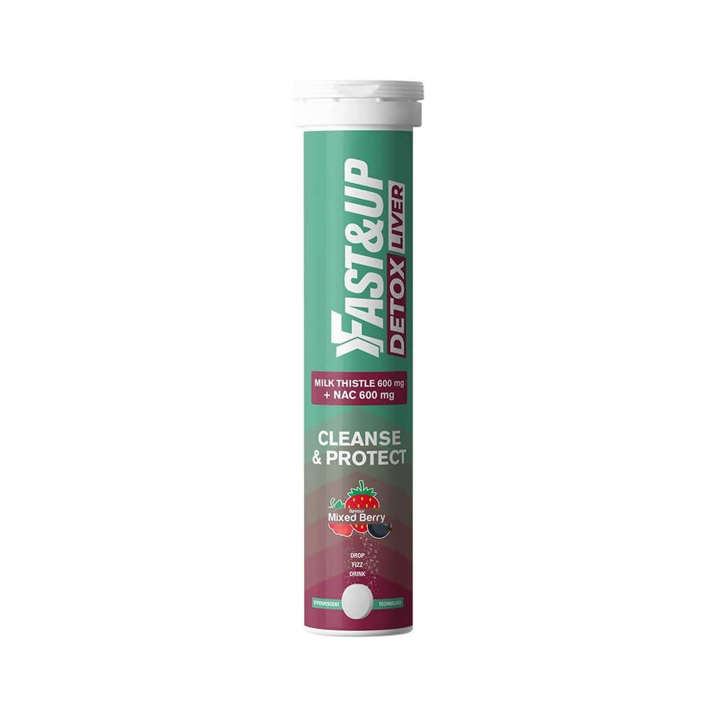 Fast&Up Liver Detox - Daily Liver Cleanser Drink Milk Thistle + NAC Tablets - Distacart