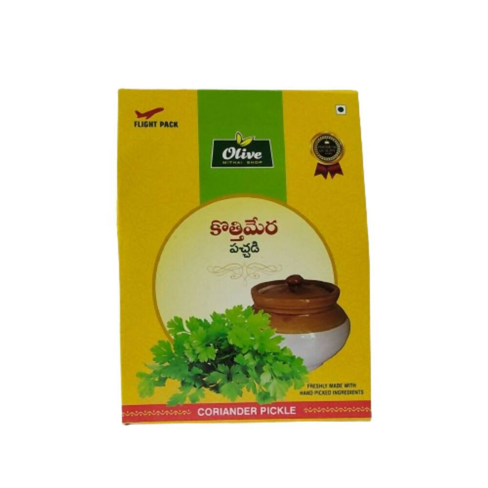 Olive Mithai kothimeera pickle - Distacart