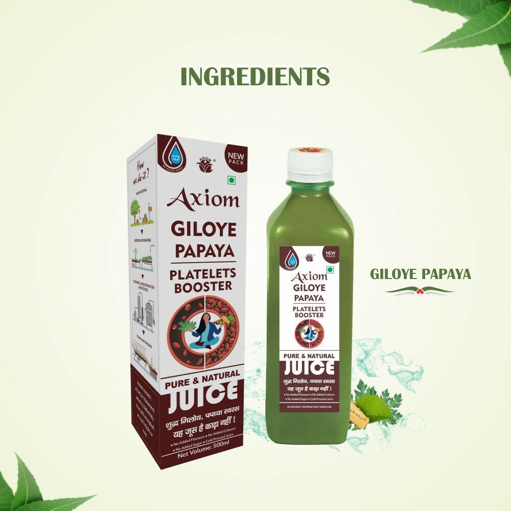 Axiom Ayurveda Giloye Papaya Juice - Distacart