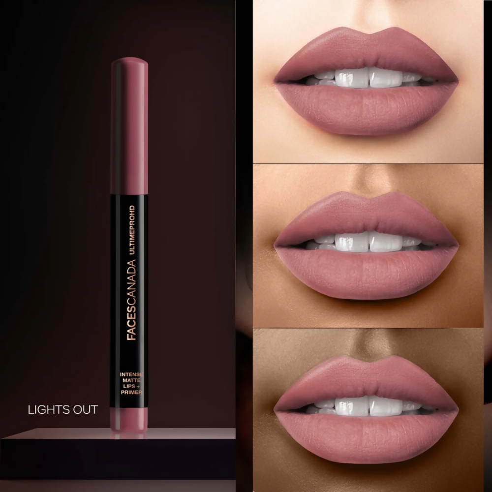 Faces Canada Ultime Pro HD Intense Matte Lips + Primer - Lights Out 24