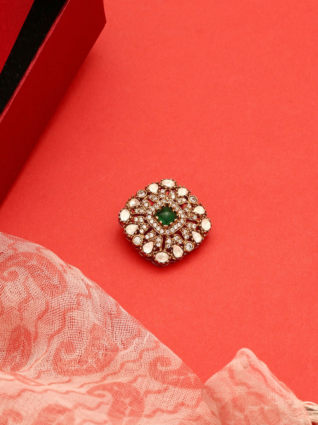 Ruby Raang Scarlet Brooch