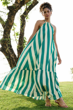 Aayaa Designer Printed Full Flared Gown - Multi Color - Distacart