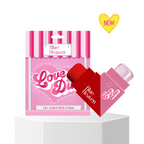 Blue Heaven Love Duo 2-In-1 Clear & Tinted Lip Balm - Hunbun (Clear+ Cherry)