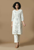 Joban Fashion White Cotton Kurta Set