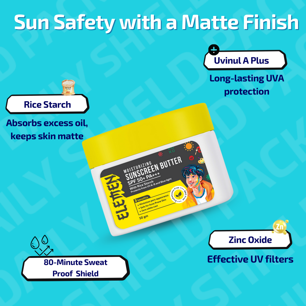 Elemen Daily Shield Pack: Facewash + Moisturiser + Sunscreen