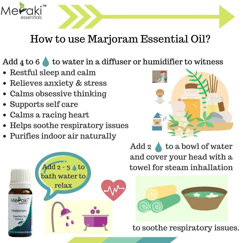 Meraki Essentials Marjoram Essential Oil