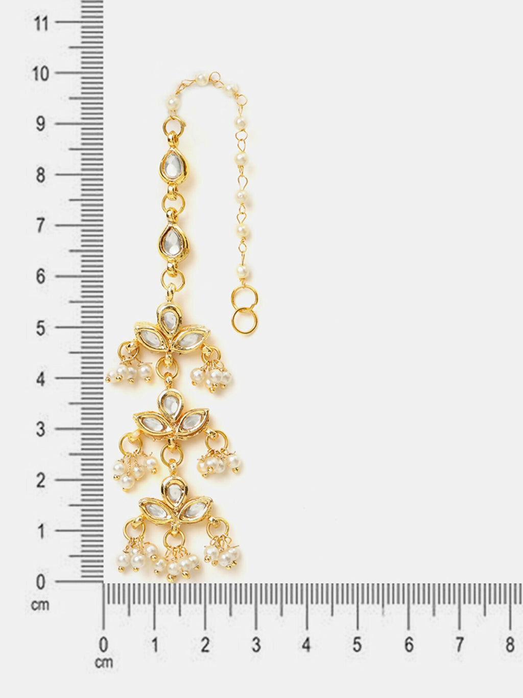 Ruby Raang Chandani Moti Earrings - Distacart