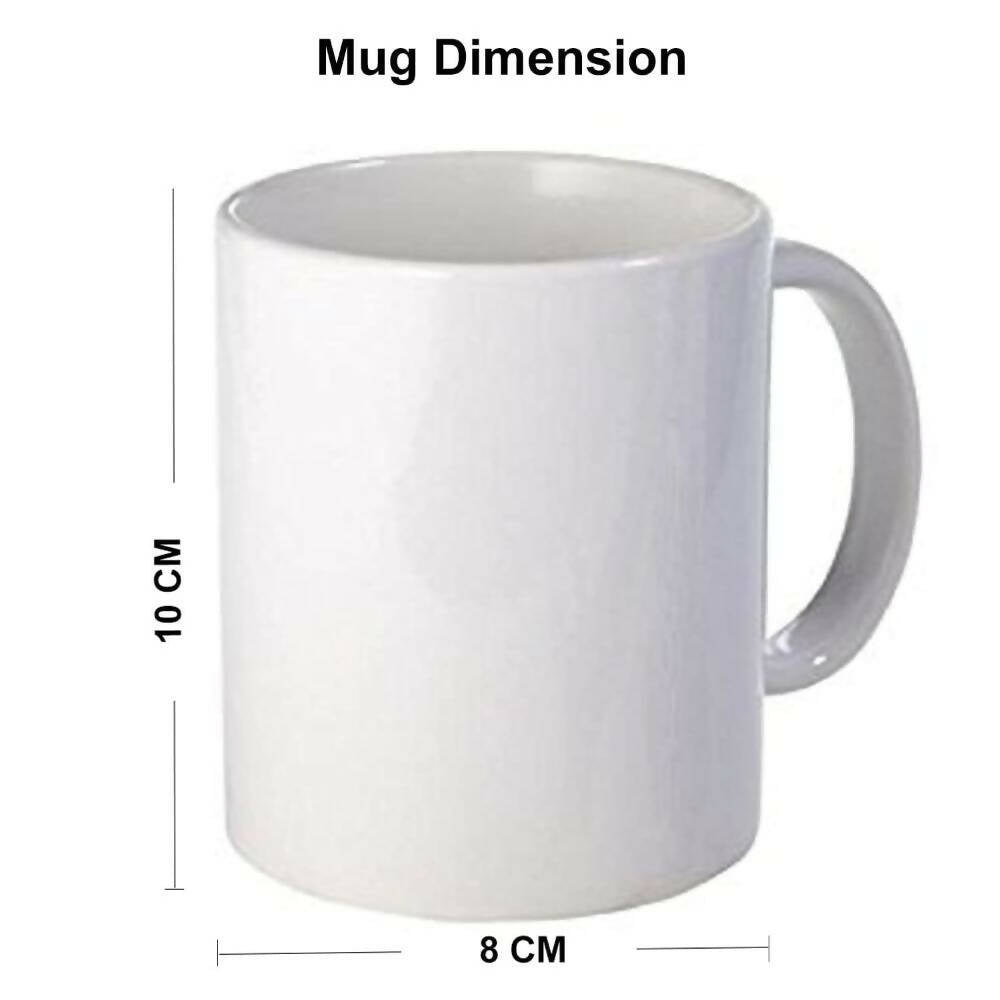 Pramonita Valentine Gifts (White Black, Ceramic Coffe Mug)