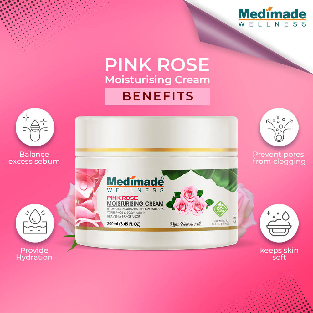 Medimade Wellness Pink Rose Moisturising Cream