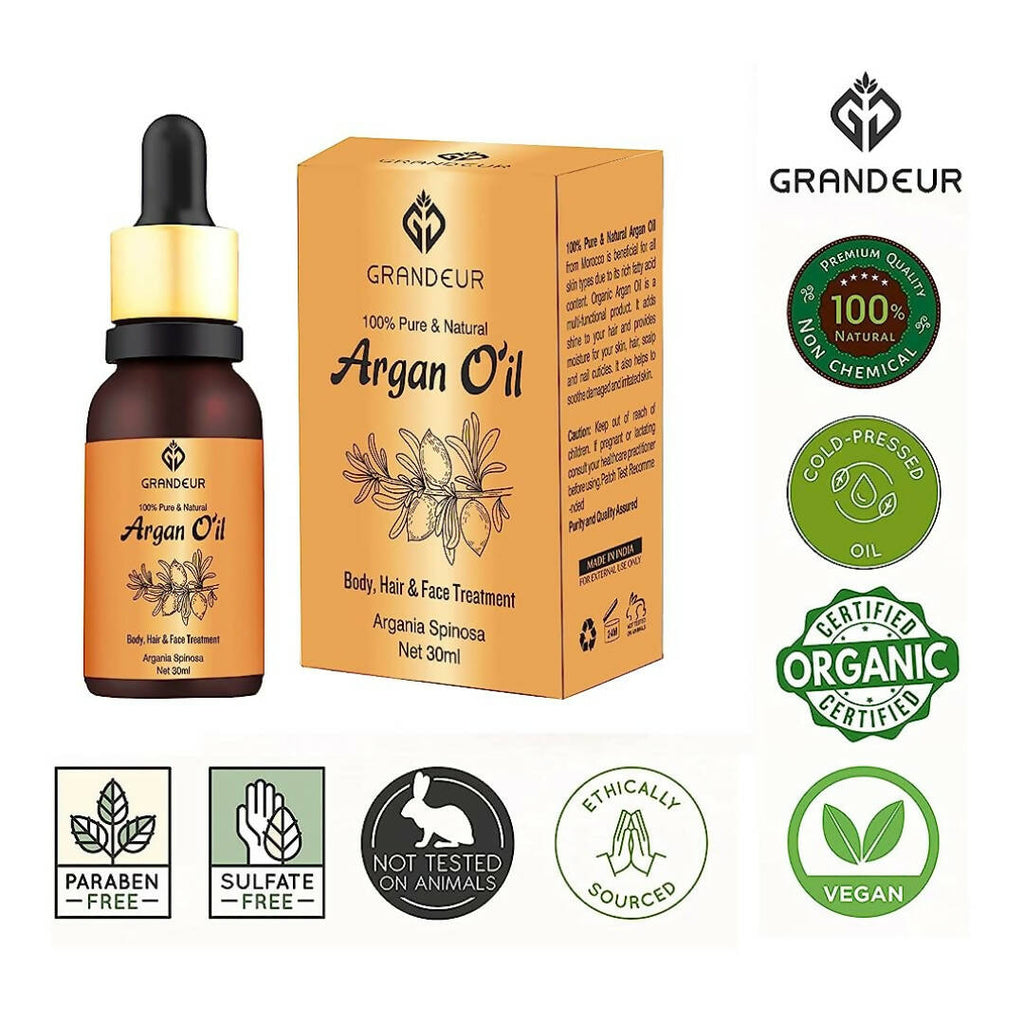 Grandeur 100% Pure And Natural Moroccan Argan Oil
