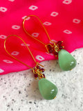 Joban Fashion Women C Green Monalisa Stone With Cheed Earring - Distacart