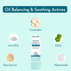 Wishcare 5% Niacinamide Oil Balance Fluid Sunscreen | SPF50 - Distacart