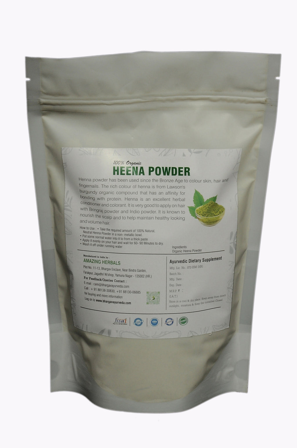 Dr.Bhargav’s Heena Powder