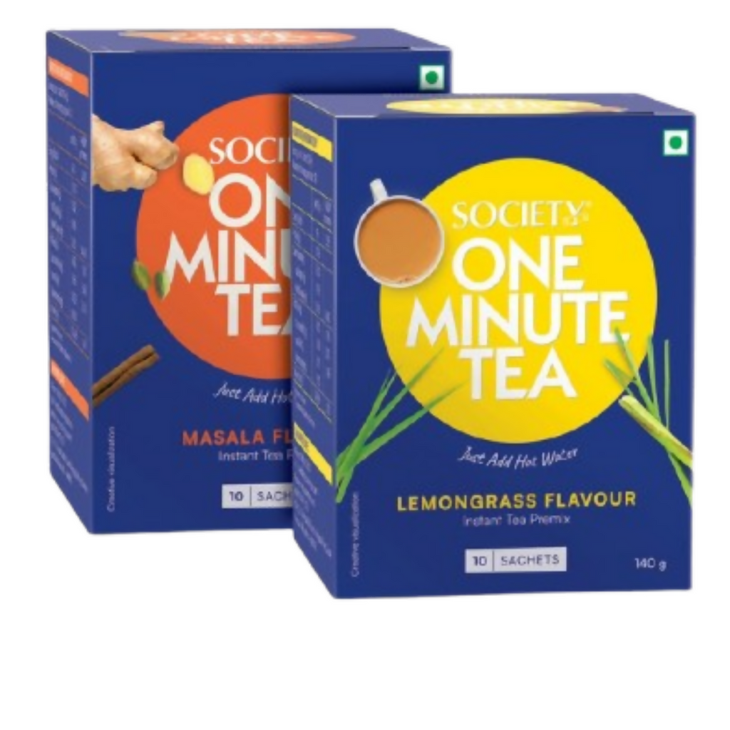 Society OMT Masala&OMT Lemongrass Flavour Tea Premix Combo - Distacart