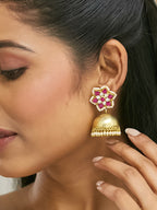 Nuyug 22k Gold-Plated Jhumkas - Distacart