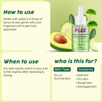 PLIX The Plant Fix Barrier Repair Regime Combo with Avocado Serum & Cleanser