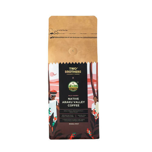 Two Brothers Organic Farms Moka Pot-Native Araku Valley Coffee