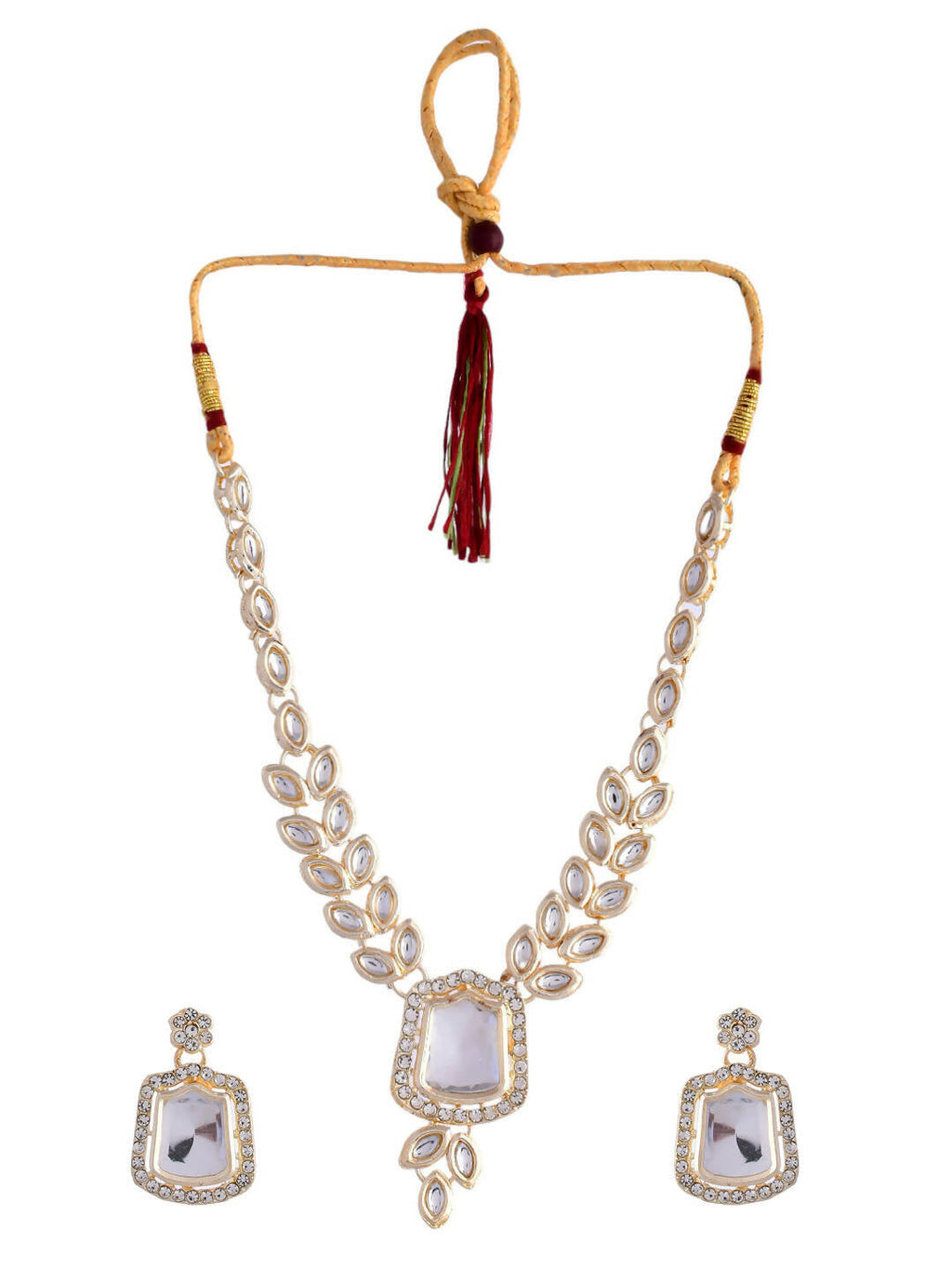 VOJ Women Silver Color stainless steel Jewellery Set - Distacart