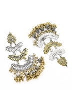 Mominos Fashion Johar Kamal Beautiful Silver & Gold Earrings - Distacart