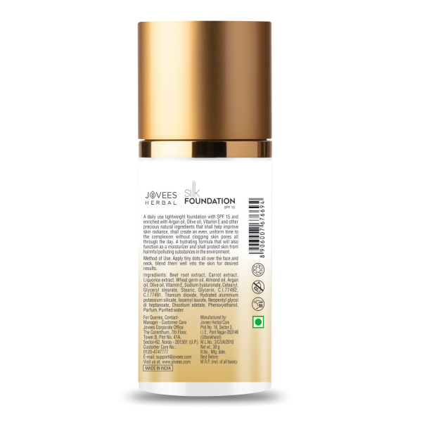 Jovees Silk Foundation SPF 15 - Shade 3