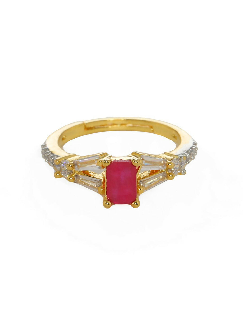 Diamond and Ruby Ring- Ruby Raang