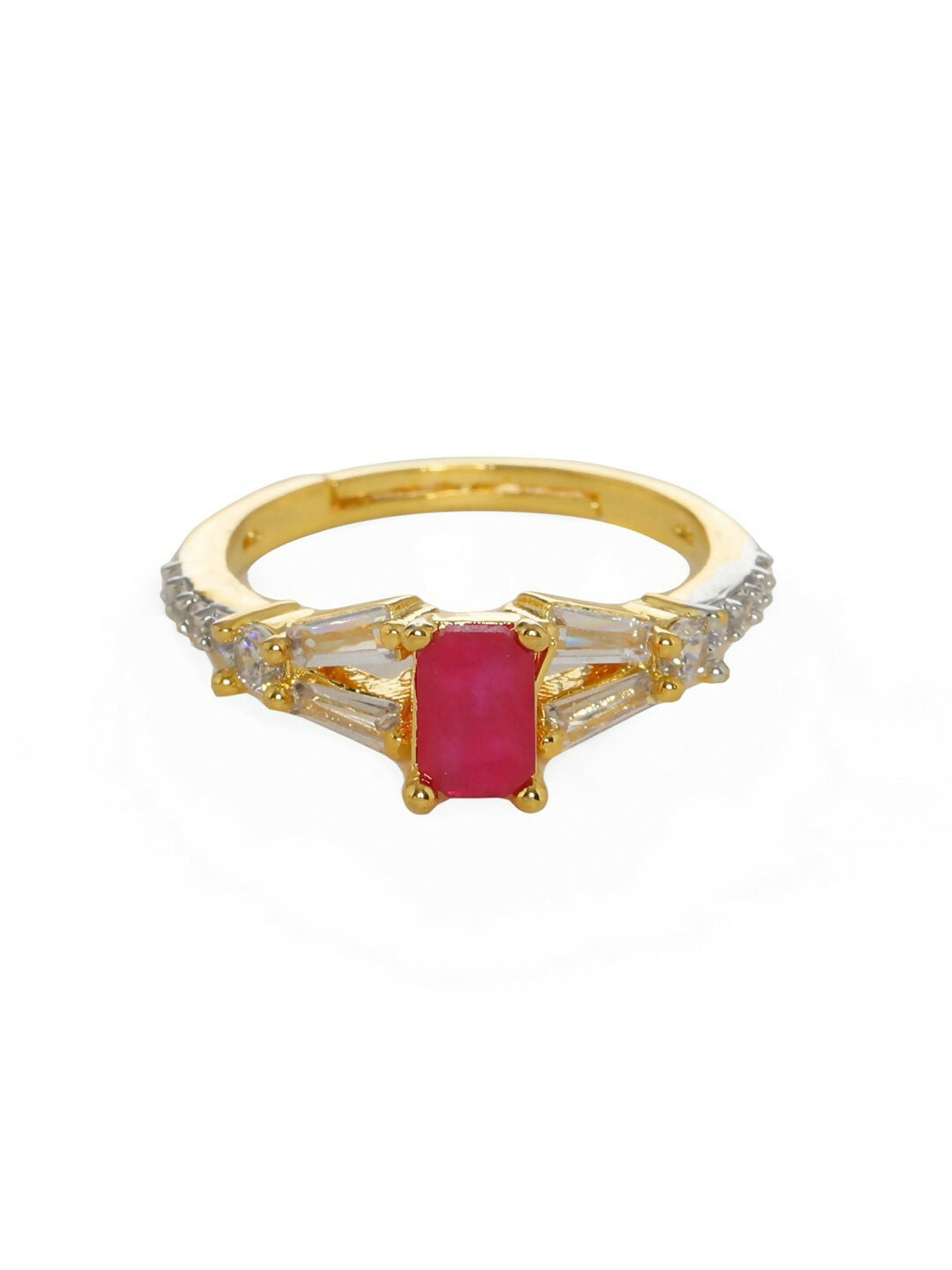 Diamond and Ruby Ring- Ruby Raang