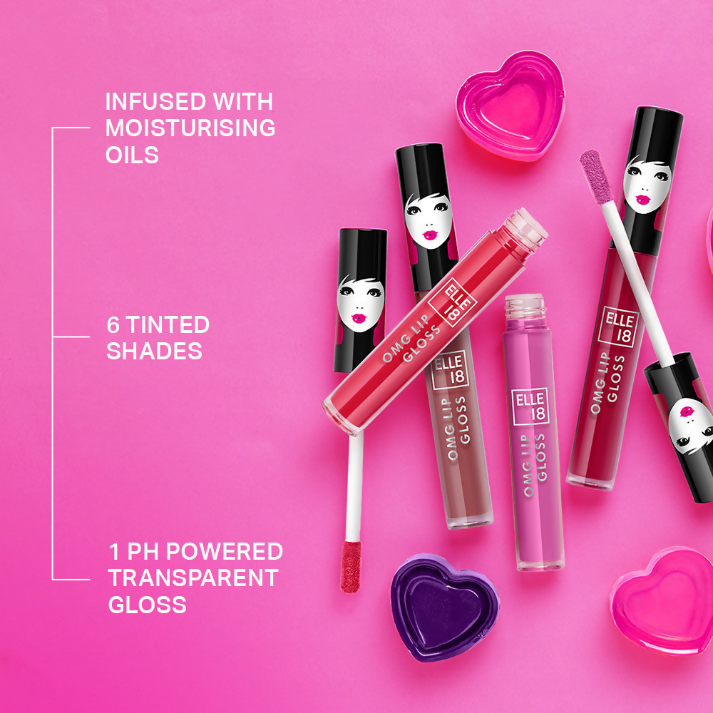 Elle 18 OMG Lip Gloss - Wicked Wine