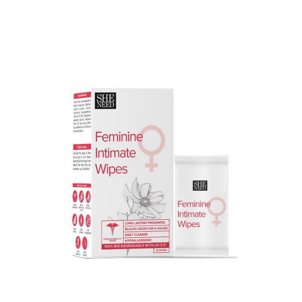 Sheneed Feminine Intimate Wipes