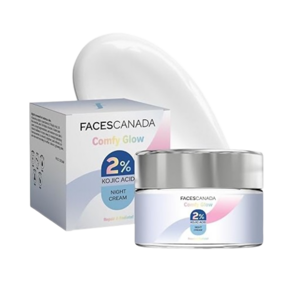 Faces Canada Comfy Glow 2% Kojic Acid Night Cream - Distacart