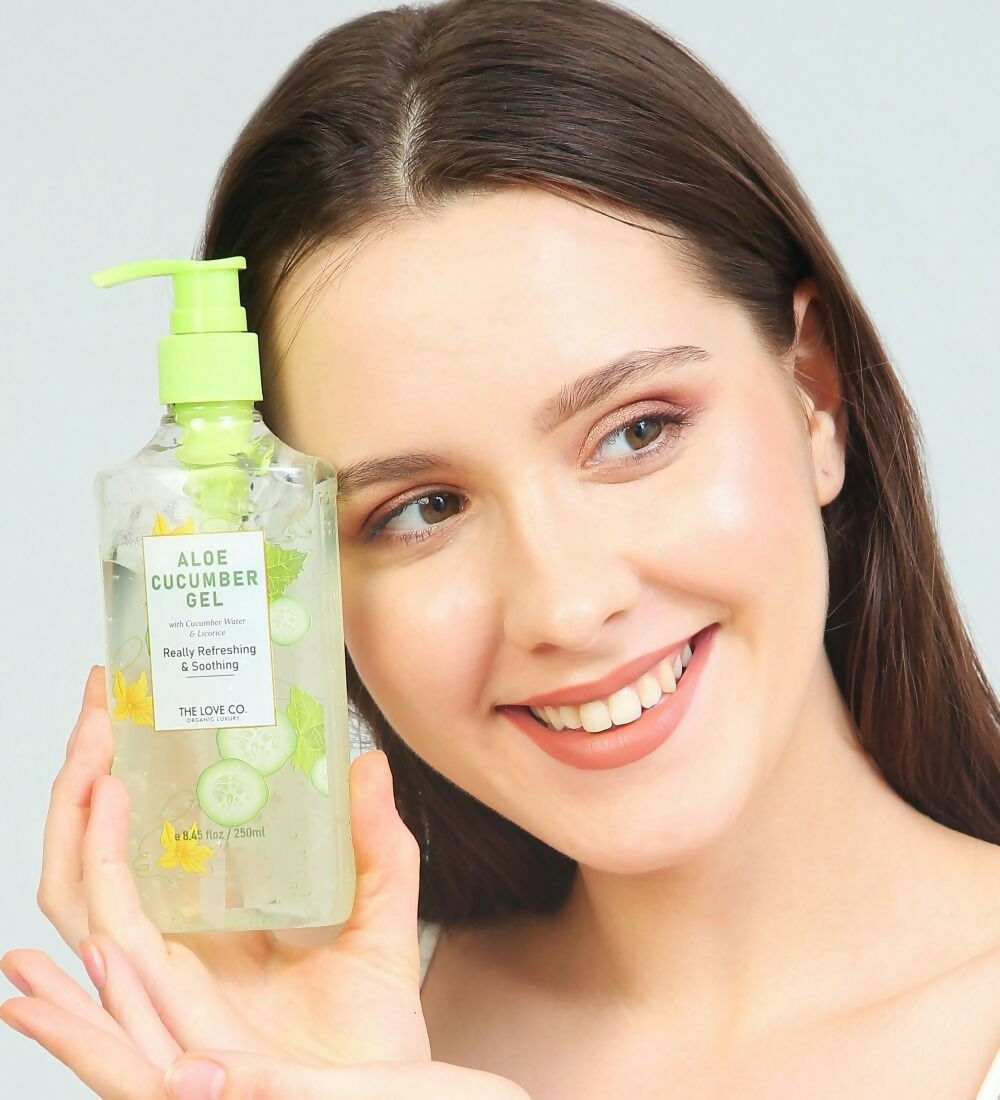 The Love Co. Cucumber Aloe Vera Gel For Face