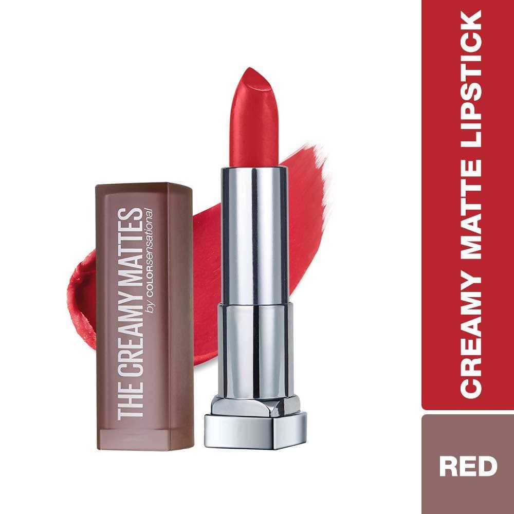 Maybelline New York Color Sensational Creamy Matte Lipstick / 647 Dare to be Red