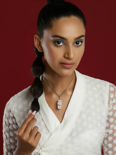 Women's Silver-Plated Chain - Ruby Raang
