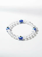 NVR White Crystal Evil Eye Bracelet for Men & Women - Distacart