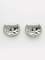 NVR Women Silver-Plated Contemporary Studs Earrings - Distacart