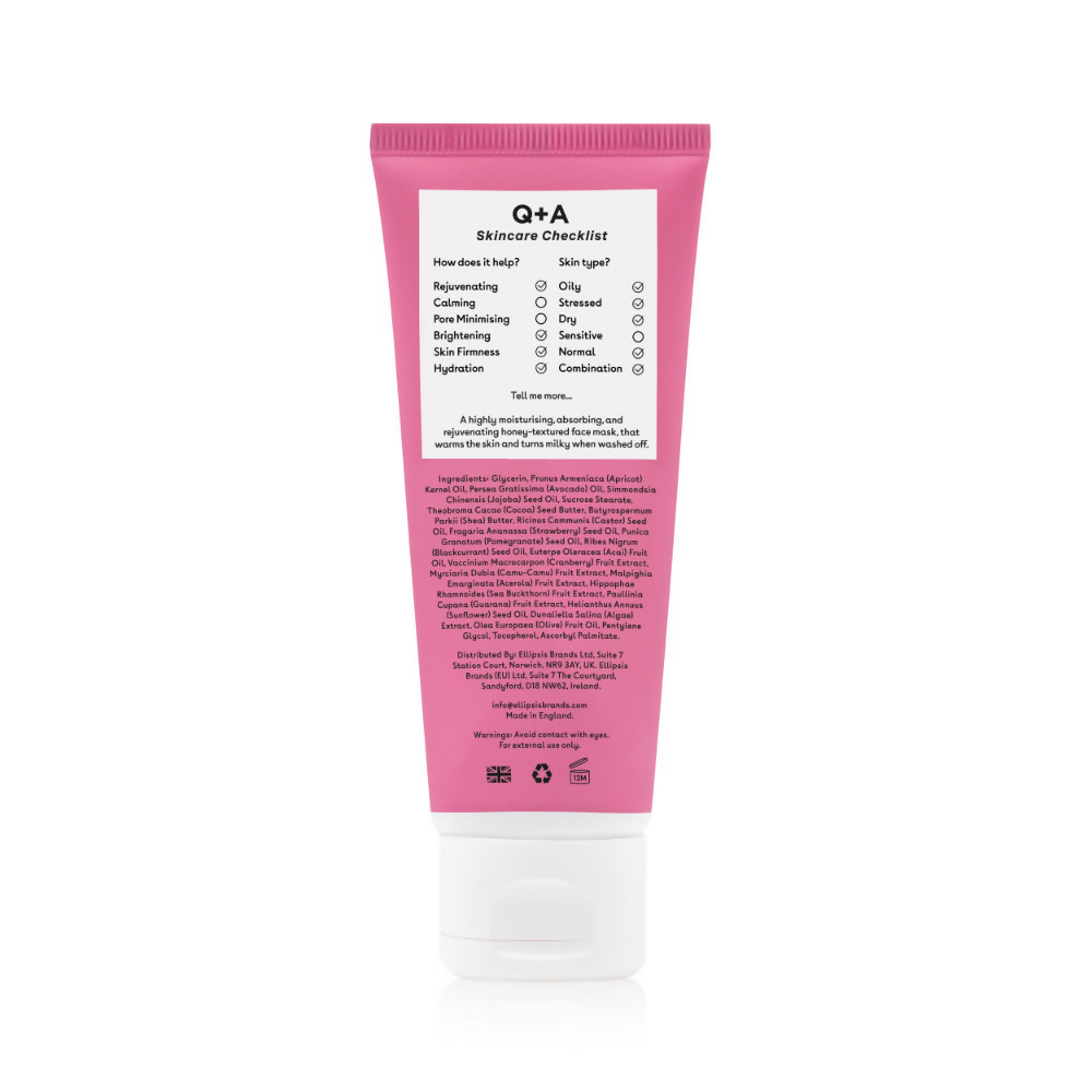 Q+A Vitamin A.C.E Warming Gel Mask - Distacart