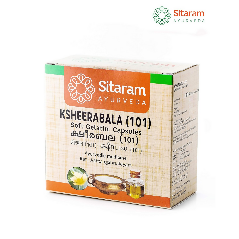 Sitaram Ksheerabala 101 Soft Gelatin Capsules