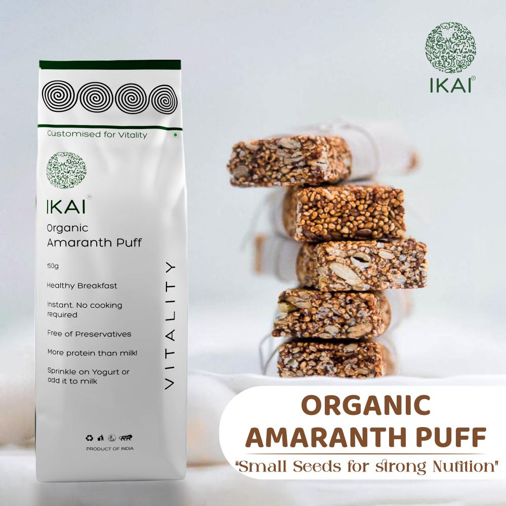 IKAI Organic Amaranth Puff - Distacart