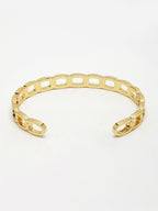 NVR Men's Gold-Plated Metal Cuff Bracelet - Distacart