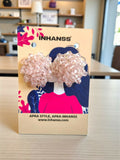 Inhanns Small Statement Studs Earrings - Baby Pink - Distacart
