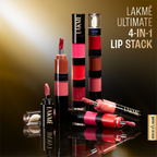 Lakme Ultimate Glam 4 In 1 Lip Stack - Pink Vibe Only