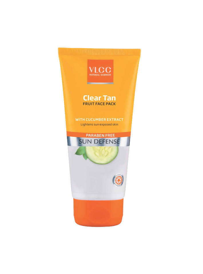 VLCC Clear Tan Fruits Face Pack with Cucumber Extract