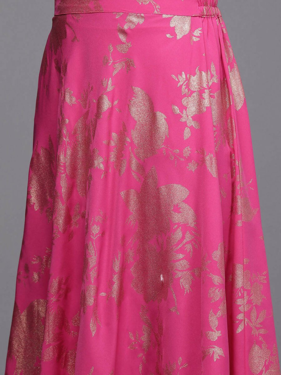 Ahalyaa Women's Traditional Wear Co-ods - Pink - Distacart