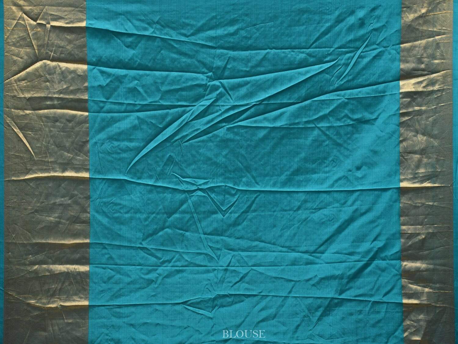 Red and Teal Bandhani Kanchipuram Silk Handloom Saree with Big Buta Design - Global Threads