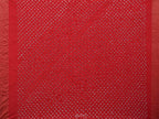 Red Bandhani Uppada Silk Handloom Saree with Nilambari Buta Design - Global Threads