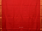 Red Uppada Silk Handloom Saree with Mango Pallu Design - Global Threads