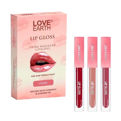 Love Earth Liquid Lip Gloss - Pinks
