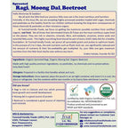 TummyFriendly Foods Organic Sprouted Ragi, Moong Dal, Beetroot Porridge Mix - Distacart