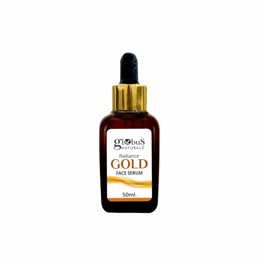 Globus Naturals Gold Radiance Anti Ageing & Brightening Face Serum, Suitable For All Skin Types - Distacart